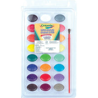Crayola - Couleurs à l'eau lavable - Paquet de 24-Peinture couleur à lâ€™eau lavable