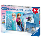 Ravensburger - Aventures au pays des neiges, 3 casse-têtes-5 ans et plus