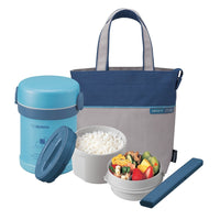 Zojirushi Ms.Bento MEE Ensemble de boîtes à lunch isolées - 21 onces-21oz bocal à lunch isotherme sous vide