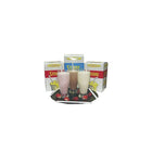 Stone – Pailles pour lait fouetté, 8 po, blanc-Blanc