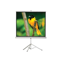 EluneVision - Écran de projecteur trépied portatif, 84 po x 84 po-Dimensions (po) : affichable à l'écran - 84 po x 84 po (119 po diagonale)