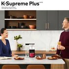 Keurig K-Supreme Plus - Cafetière une tasse à la fois pour capsule K-Cup  avec et technologie MultiJet et acier inoxydable - Argent-Convient aux tasses de voyage : Convient aux tasses de voyage de jusqu’à 17,8 cm (7 po) de hauteur