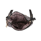 Karla Hanson® – Sacoche à bandoulière Phoebe, pour femmes, noir-Poche arrière à glissière