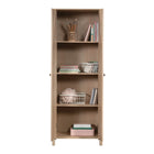 Sauder - La Collection Sauder Select Meuble de rangement - Finition Natural Maple-Deux étagères réglables pour des options de rangement flexibles.