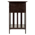 Winsome - Table d'appoint Marcel, fini café (23117)-18,90 lar. x 14,96 prof. x 25 haut. (po)