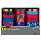 Ruban washi Expressions Scotch, tailles assorties, 15 rouleaux/paquet (C1017-15-P1)-Ruban Washi