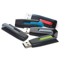 Verbatim - Clé Flash USB 3.2 Gen 1 Store ‘n’ Go V3 32 Go - Assorti - Paquet de 5-Capacité de 32 Go