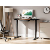 Fitueyes - L - type electric vertical table Crochet de sac pour coin de bureau à domicile-Systeme de levage electrique: la plate - forme de levage reglable en hauteur electrique fitueyes offre une excellente experience de travail ergonomique assis - debout. Personnalisez la hauteur souhaitee de 29,5 pouces à 48,2 pouces. Vous permet de vous asseoir ou de rester debout librement au travail et d'ameliorer votre mode de vie sedentaire.