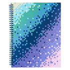 Staples Cahier à spirales - 8 po W x 10 po L - Pixel - 80 feuilles lignées-Cahier à spirales avec pages perforées
