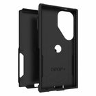 OtterBox - Commuter Coque pour Samsung Galaxy S24 Ultra - Noir-Les capuchons de ports bloquent la poussière et la saleté