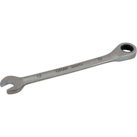 Gray Tools – Clé mixte de 8 mm avec tête fixe à cliquet, fini en acier inoxydable-Taille : 8mm
