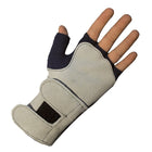 IMPACTO® 703-10 Petit Paire Gant Antichocs avec support de poignet suédé, sans doigts, coussinet gel paume, nylon-1
