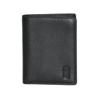 Club Rochelier - Porte-cartes et portefeuille à rabat - Noir-Noir - Cuir