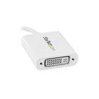 StarTech ® Adaptateur vidéo USB type C vers DVI, blanc (CDP2DVIW)-Conception compacte et légère qui optimise la portabilité