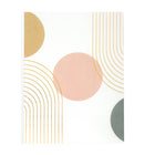 Staples - Couverture de rapport - Design Arches tricolores-Couverture de rapport en papier multicolore