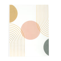 Staples - Couverture de rapport - Design Arches tricolores-Couverture de rapport en papier multicolore
