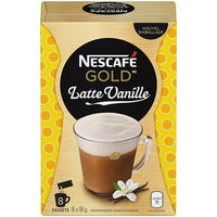 Nescafé - Gold, sachets de latte vanille - 18 g - paquet de 8-Fait d’ingrédients de grande qualité de café instantané.