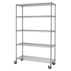 Trinity – Étagère grillagée à 5 tablettes certifiée NSF pour l’extérieur (TBF-PS664)-Homologation NSF