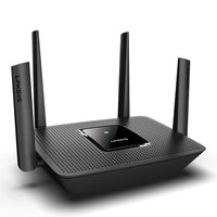 Linksys - Routeur Max-Stream AC3000 Tri-Band Mesh WiFi 5, unité unique, noir-Routeur maillé tri-bande à des vitesses ultra rapides allant jusqu'à 3000 Mbps
