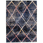 ECARPETGALLERY - Tapis Morocco Abstract  Bleu 5'3" x 7'3"-5 pi 3 po x 7 pi 3 po