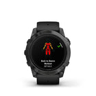 Garmin - Epix Pro Standard Edition - 51mm Gris ardoise avec bande noire-NOUVEAU score d'endurance : mesurez votre capacité à soutenir des efforts prolongés et combinez les données d'entraînement de toutes vos activités sportives pour vous aider à comprendre l'impact de l'entraînement sur votre endurance globale. Cette mesure dynamique utilise votre VO2 max, vos charges d'entraînement à court/long terme et d'autres facteurs pour évaluer vos progrès physiques au-delà de la seule VO2 max