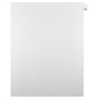 Markmaker - Intercalaires imprimes Legal, Blanc, 1/25th coupe, format lettre, sans trous, 25 tabs/PQT, 5 PQT/Boite, Numero 151-Intercalaires imprimes Legal