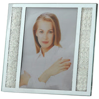 Elegance – Cadre photo de vedette à cristaux 5 po x 7 po-Ce cadre lourd apporte un peu d’opulence chez vous.