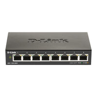 Commutateur de bureau Gigabit à 8 ports géré intelligent de la série 1100 de D-Link (DGS-1100-08V2)-8 x 10/100/1000 Ports Gigabit