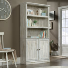 Sauder Miscellaneous Storage Bibliothèque avec portes - 5 tablettes - 69.76" H - Finition White Plank (426420)-69.76"H x 35.28"W x 13.23"D