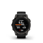 Garmin - Epix Pro Sapphire Edition - 47mm Titane DLC gris carbone avec bracelet noir-8