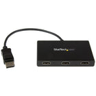 StarTech.com - Concentrateur MST, DisplayPort à 3 HDMI-Optimisez votre productivité en connectant jusqu’à trois écrans indépendants à votre ordinateur à l’aide du concentrateur MST