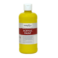 Handy Art - Peinture acrylique pour élève, jaune chrome, 16 oz (RPC101010)-Peinture acrylique qui peut être utilisée sur la plupart des surfaces