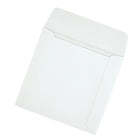 Staples Enveloppes blanches pour CD/DVD, 4 7/8 po x 5 po, bte/100-Rabat carré avec joint latéral
