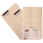 JAM Paper – Porte-cartes professionnelles auto-adhésives transparentes, 2 x 3,5 po, 60/pqt-Matériau : Polypropylène