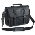 Mancini - Mallette pour portatif de 15 po 99-5464 avec pochette anti-RFID, un compartiment, 15,25 x 4 x 11,5 po, noir-Bandoulière ajustable et amovible