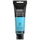 Liquitex Basics – Peinture acrylique 1046770, bleu pâle permanent, tube de 118 ml-Formulée avec des pigments de qualité artistique sur lesquels l'artiste peut compter