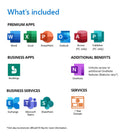 Microsoft – Office 365 Entreprise Standard Abonnement 12 mois - 1 utilisateur [téléchargement]-1 To de stockage infonuagique OneDrive Entreprise avec détection des rançongiciels et restauration
