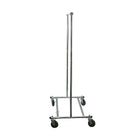 Porte-vêtements FuTECH CGR48 avec roulettes-Hauteur réglable de 57,5 ??"à 62,5"