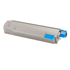 Premium Tone - Okidata 45862826 Cartouche de toner Compatible, Cyan-Dimensions: 14,96 po L x 3,74 po L x 4,92 po H