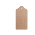Wamaco – Étiquettes vierges à festons, 3 15/16 po x 1 15/16 po, kraft, bte/500-Prix de vente, description