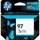 HP 97 Cartouche d’encre tricolore d’origine (C9363WN)-Couleurs: Tricolore