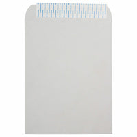 JAM Paper - Enveloppes ouvertes 10 x 13 avec fermeture autocollante - Kraft gris clair - Paquet de 25-Couleur: Gris