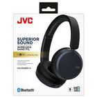 JVC HA-S65BN-A Casque d'Écoute Léger Bluetooth / Suppression de Bruit Ambient avec Microphone & Télécommande - Bleu-Bluetooth 10 Mètres