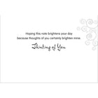 Aline Greetings – Carte de pensées générale, chaton, dropping you a line to say hello, paq./18-5,375 po x 7,75 po plié
