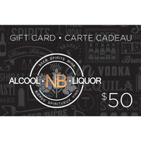 New Brunswick Liquor/Alcool - Carte-cadeau de 50 $-Les récompenses Air Miles ne s'appliquent pas sur l'achat de cartes-cadeaux.