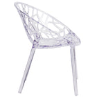 Flash Furniture - Chaise auxiliaire empilable transparente de la série Spectre-Quantité de pile: 4
