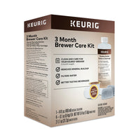 Keurig Acc Trousse Entretien Pour Cafetiere 3 Mois-Contient (1) solution de détartrage,(4) capsules de rinçage et (2) cartouches de filtre à eau