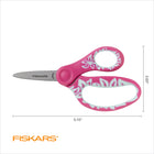 Ciseaux pointus Softgrip pour enfants de Fiskars - 13 cm - assortis-Vendus séparément