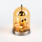 TuBICen - Amber Lampe de table - Nickel-Interrupteur tactile
