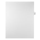 Markmaker - Intercalaires imprimes Legal, Blanc, 1/25th coupe, format lettre, sans trous, 25 tabs/PQT, 5 PQT/Boite, Numero 133-Intercalaires imprimes Legal